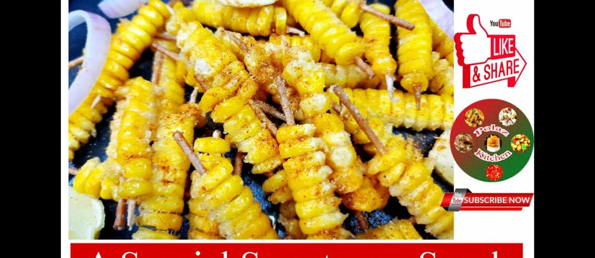 Masala Corn Sticks || Sweet Corn French fries || Street Food || Sweet Corn Recipes || Crispy corn Masala Corn Sticks || Sweet Corn French fries || Street Food || Sweet Corn Recipes || Crispy corn