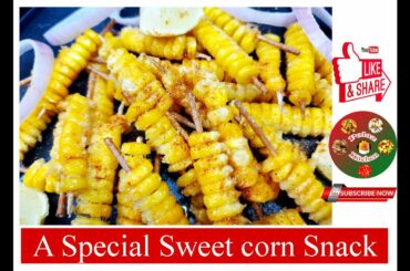 Masala Corn Sticks || Sweet Corn French fries || Street Food || Sweet Corn Recipes || Crispy corn