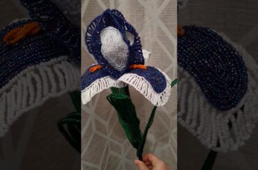 iris french beaded flowers flowers fake