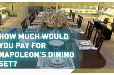 How much would you pay for Napoleon's dining set?