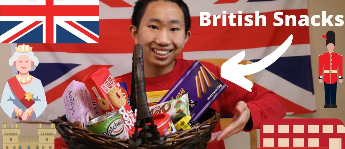 American Tries British Foods For The First Time!