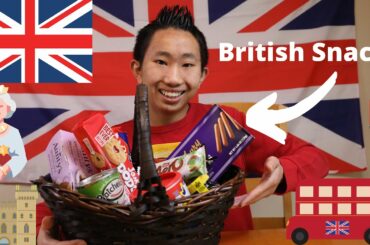 American Tries British Foods For The First Time!