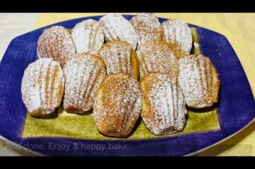 MADELEINES RECIPE/FRENCH BUTTER CAKE RECIPE/QUICK AND EASY RECIPE/MAGDALINE’SCOOKING