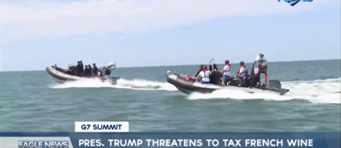 Pres. Donald Trump threatens to tax french wine Pres. Donald Trump threatens to tax french wine