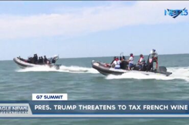 Pres. Donald Trump threatens to tax french wine