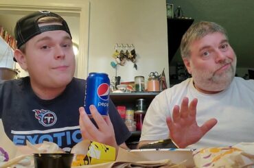 Bacon Club Chalupa and Nacho Fries From Taco Bell.