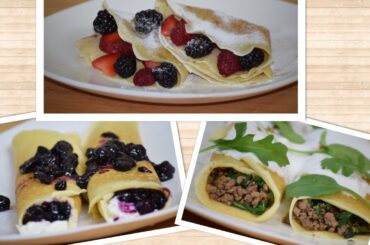 How To Make Crepes || French Crepes Recipe || Easy and Fast || Step by Step Recipe (2018)