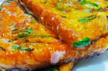 Masala French Toast Recipe|| Spicy French Toast Recipe || #shorts