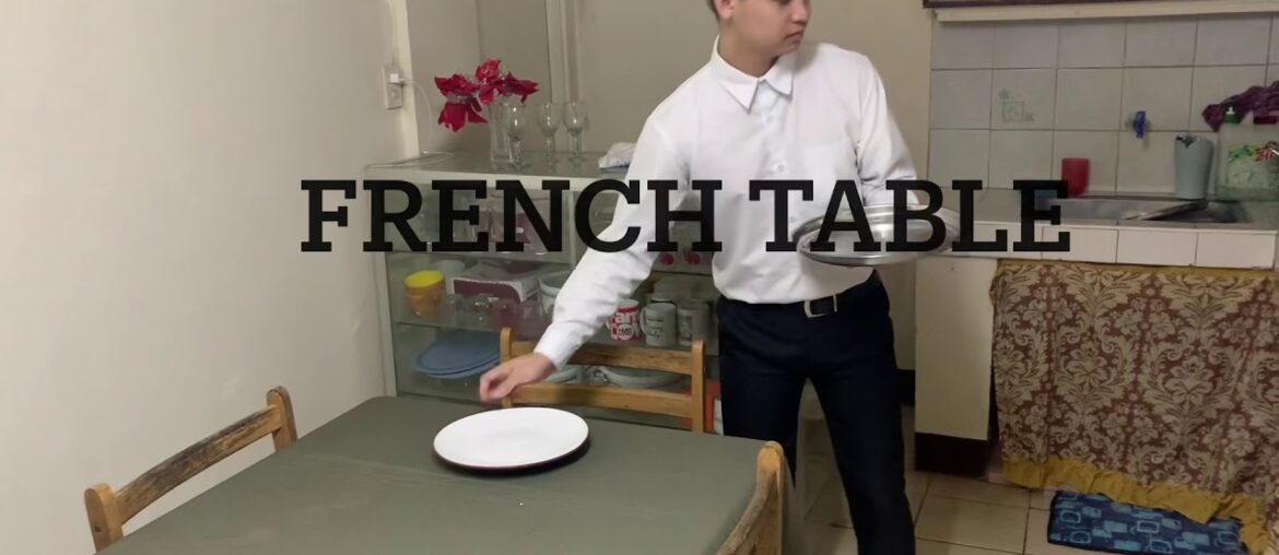 French Table Set Up