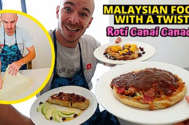 Re-inventing one of Malaysia's famous food: Making Gourmet Roti Canai (Roti Canai Kanada)- FOOD VLOG