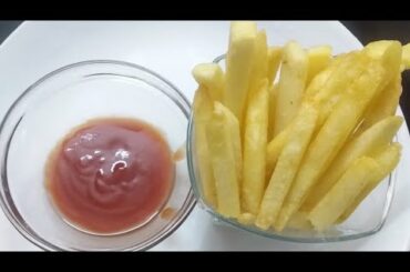 Crispy french fries recipe homemade// Restaurant style french fries