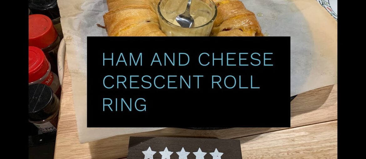 Ham And Cheese Crescent Roll Ring | Crescent Roll Appetizer | John Eats Cheap