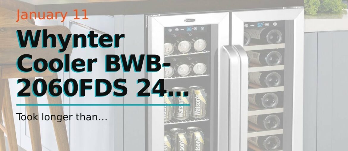 Whynter Cooler BWB-2060FDS 24" Built-In French Door Dual Zone 20 Bottle Wine Refrigerator 60 Ca… Whynter Cooler BWB-2060FDS 24" Built-In French Door Dual Zone 20 Bottle Wine Refrigerator 60 Ca...