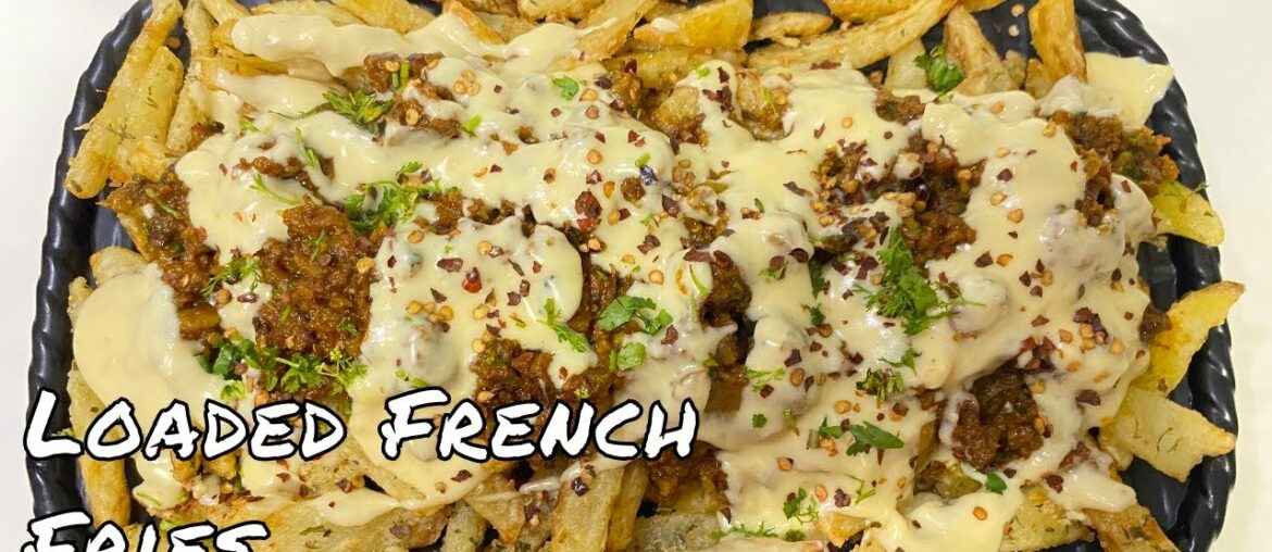 Loaded French Fries | Cheesy And Minced Mutton | Tasty Snack Recipe Loaded French Fries | Cheesy And Minced Mutton | Tasty Snack Recipe