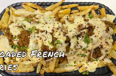 Loaded French Fries | Cheesy And Minced Mutton | Tasty Snack Recipe