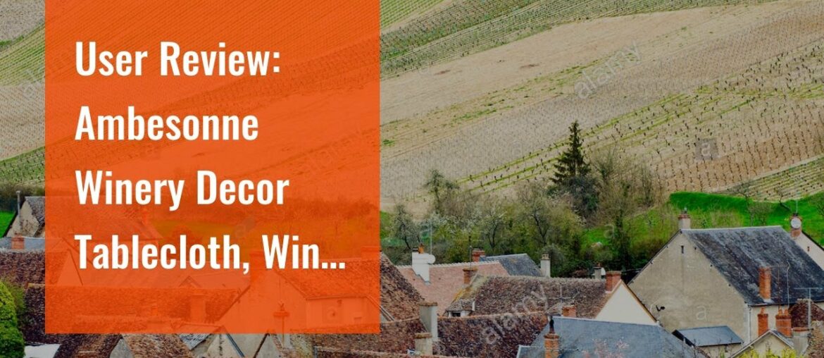 User Review: Ambesonne Winery Decor Tablecloth, Wine, Cheese and Bread with Mountain Landscape… User Review: Ambesonne Winery Decor Tablecloth, Wine, Cheese and Bread with Mountain Landscape...