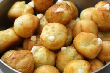 French Chouquettes Recipe | French Sugar Puffs | French Recipes
