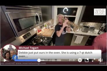 Join Us In Our Kitchen For A LIVE Cooking, Music + Wine Show!