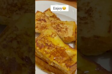 French toast with peanut butter ~Quick and easy Recipe for breakfast #shorts #Youtubeshorts