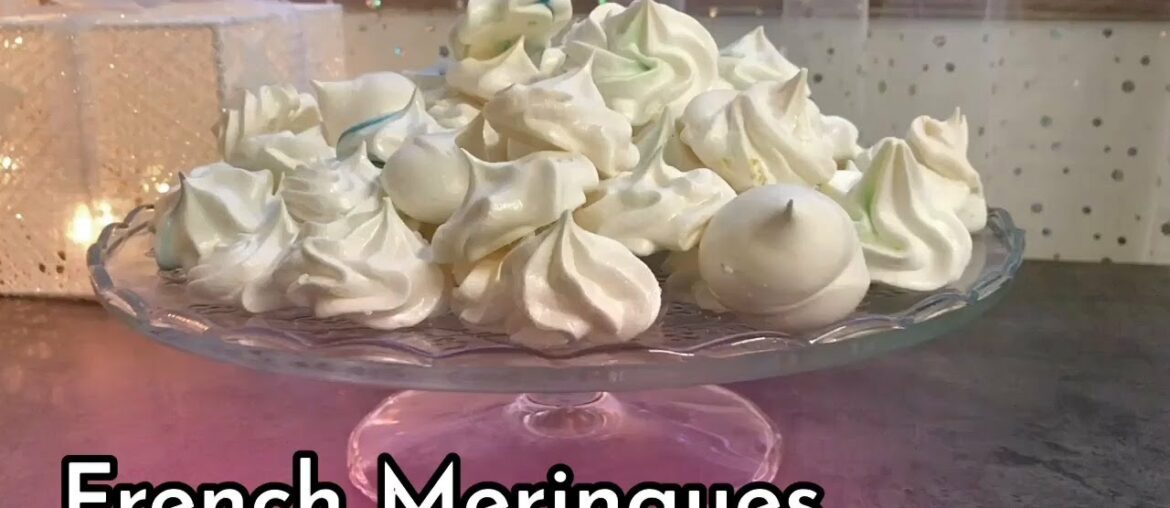 Homemade French Meringues Recipe / How to make Meringues at home/ Easy Meringue Recipe