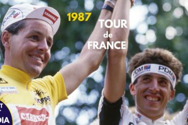 Cycling Tour de France 1987 -- Stephen Roche vs Pedro Delgado -- Part 1 of 12