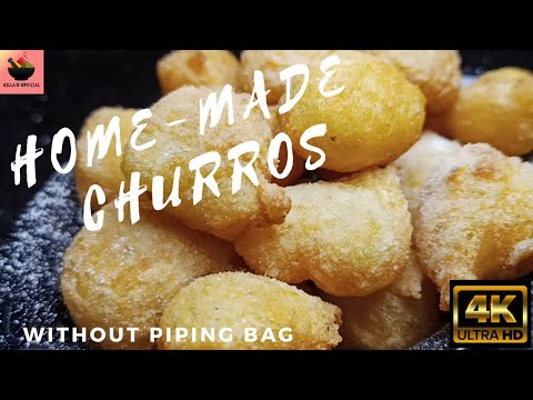 Easy cooking method to make CHURROS at Home WITHOUT piping bag | #churros #how_to_make_churros Easy cooking method to make CHURROS at Home WITHOUT piping bag | #churros #how_to_make_churros