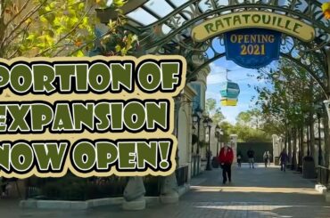Small Portion of France Pavilion Ratatouille Expansion Opens At EPCOT