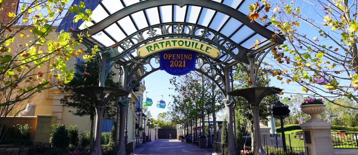 Epcot France Pavilion Expansion Partially Open, Full Tour Including Ratatouille Details - WDW 2021