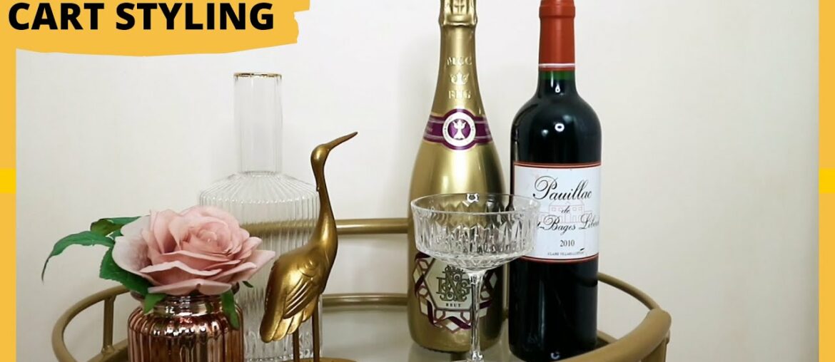 PRIMARK BAR CART STYLING | HOUSE OF BNG, INVERROCHE, FRENCH WINES