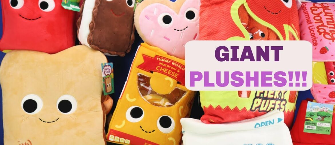 GIANT Plushes! Yummy World Gourmet Snacks Kidrobot