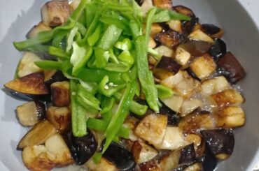 french subtitle, fried eggplant salad with garlic ,egyptian recipe