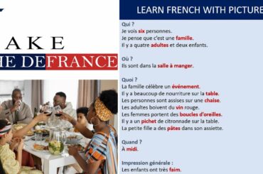 French vocabulary : The dining room - Episode 3