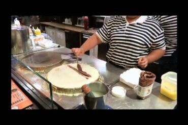 THAI FRENCH RECIPE CREPE NUTELLA Made in Thailand Bangkok Travel Thai street Food travel shopping