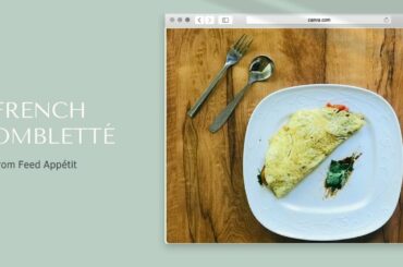 French Omelette Recipe|Fluffy Omlette with Veg Masala And Cheese|How to make French Omlette easliy|