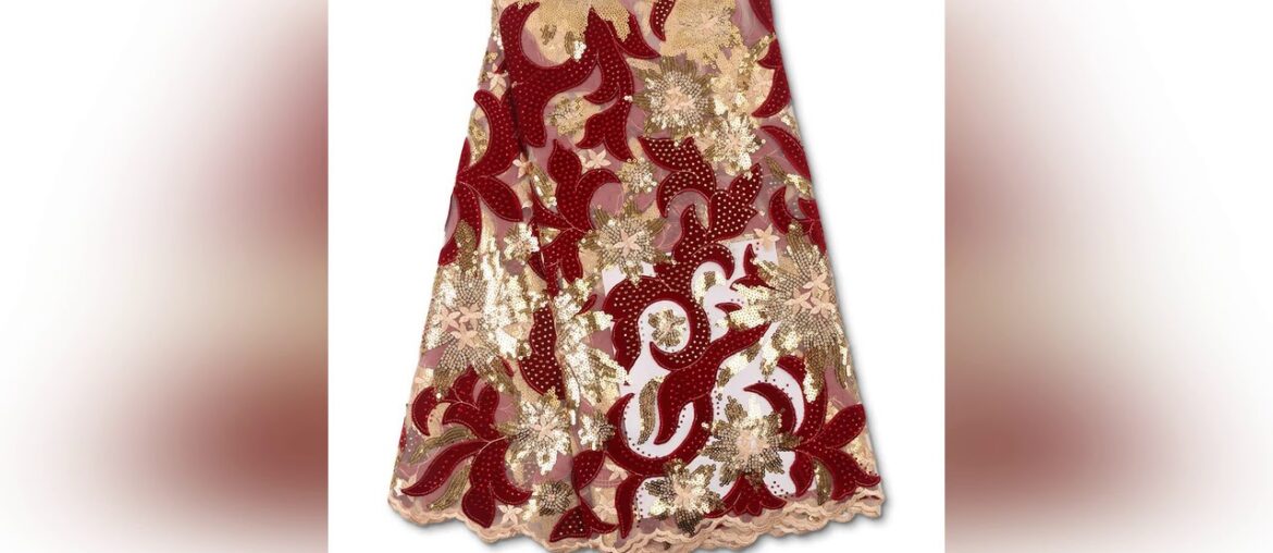 Top New Design With Stones African French Lace Fabric 2021 High Quality Lace Nigerian Velvet Lace F