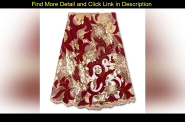 Top New Design With Stones African French Lace Fabric 2021 High Quality Lace Nigerian Velvet Lace F