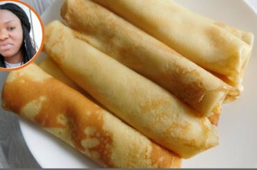 Soft and thin Pancakes / Breakfast pancakes /French crepes recipe/ Pfannkuchen rezept