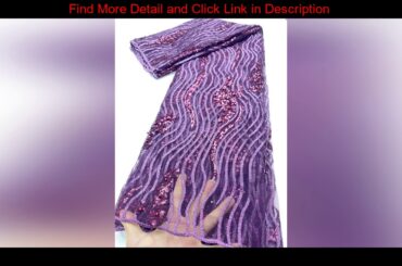 Best Wine Latest African French Tulle Lace Fabric 2020 High Quality Sequins Embroiderey Mesh Lace