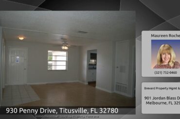 930 Penny Drive, Titusville, FL 32780