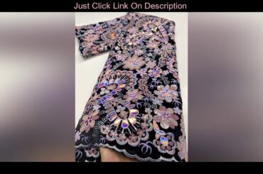 Top Velvet Lace Fabric With Sequins African Lace Fabric 2020 High Quality Nigerian French Lace Fabr