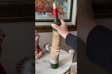 Talented Artist Creates Oddly Satisfying Paper Wine Bottle