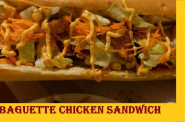 FRIDAY SPECIAL VLOG @HOME | FRENCH BAGUETTE DINNER RECIPE | BAGUETTE CHICKEN SANDWICH - VLOG#40