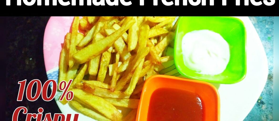 French Fries Recipe | Homemade Crispy French Fries Recipe | Desi Style French Fries