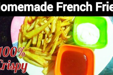 French Fries Recipe | Homemade Crispy French Fries Recipe | Desi Style French Fries