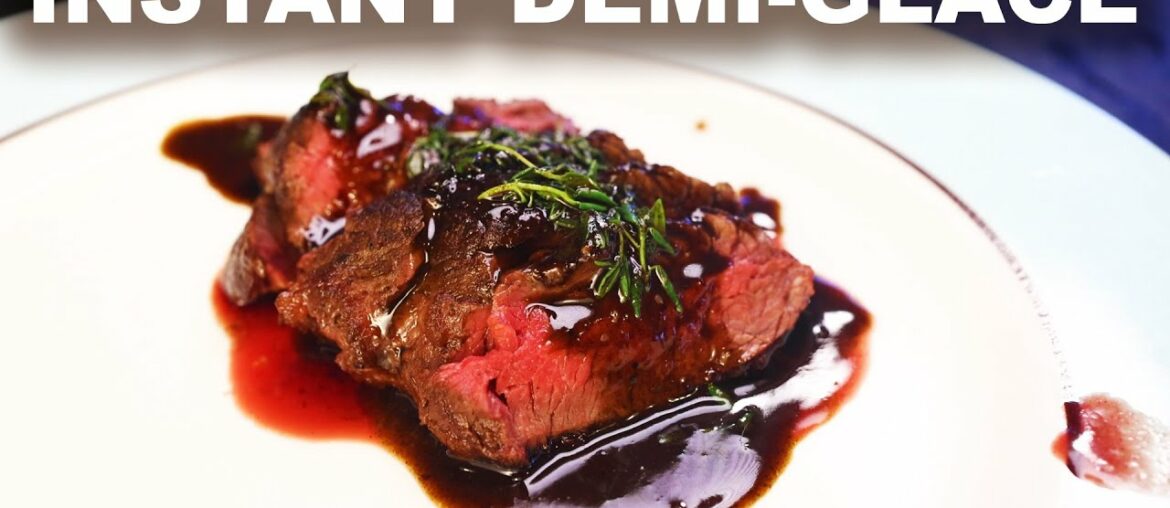 (Almost) instant demi-glace | store-bought stock and gelatin (Almost) instant demi-glace | store-bought stock and gelatin