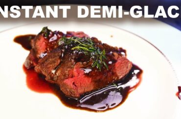 (Almost) instant demi-glace | store-bought stock and gelatin