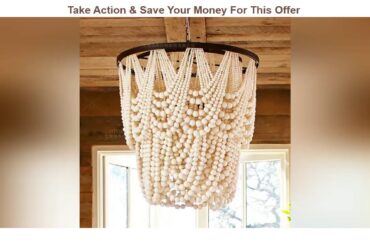 #Wholesale French wood bead chandelier vintage wooden lighting foyer dining nordic chandelier light