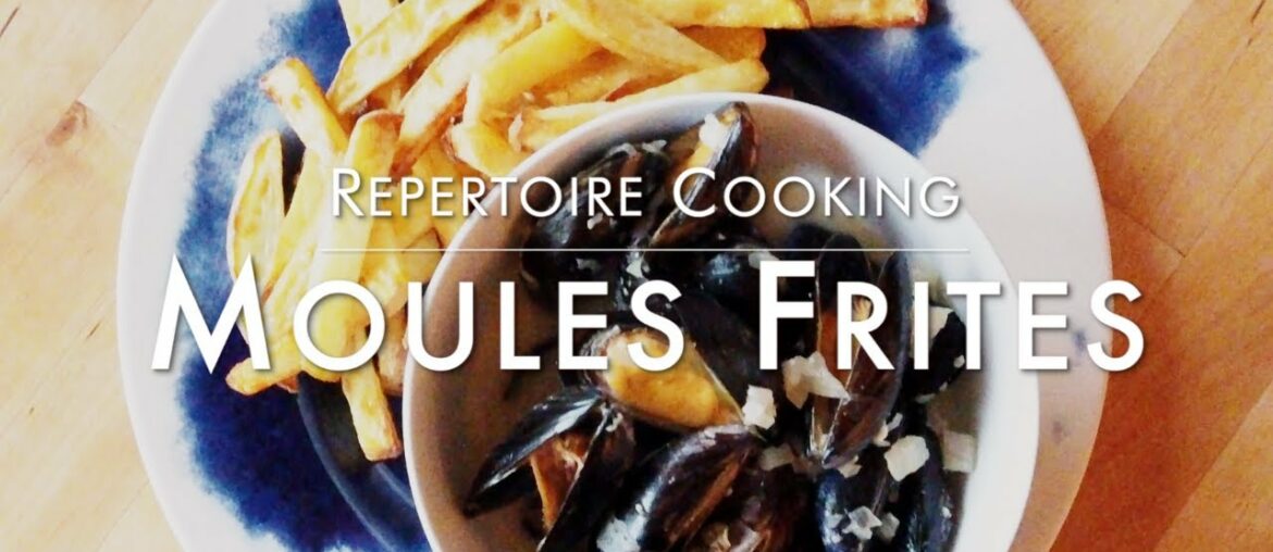 Easy French Steamed Mussels & Crispy Oven Fries [Moules Frites] | Fancy Foods To Fool Your Friends