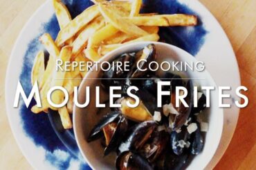 Easy French Steamed Mussels & Crispy Oven Fries [Moules Frites] | Fancy Foods To Fool Your Friends
