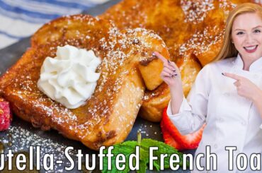 NUTELLA-Stuffed French Toast Recipe! Weekend Breakfast Recipe!